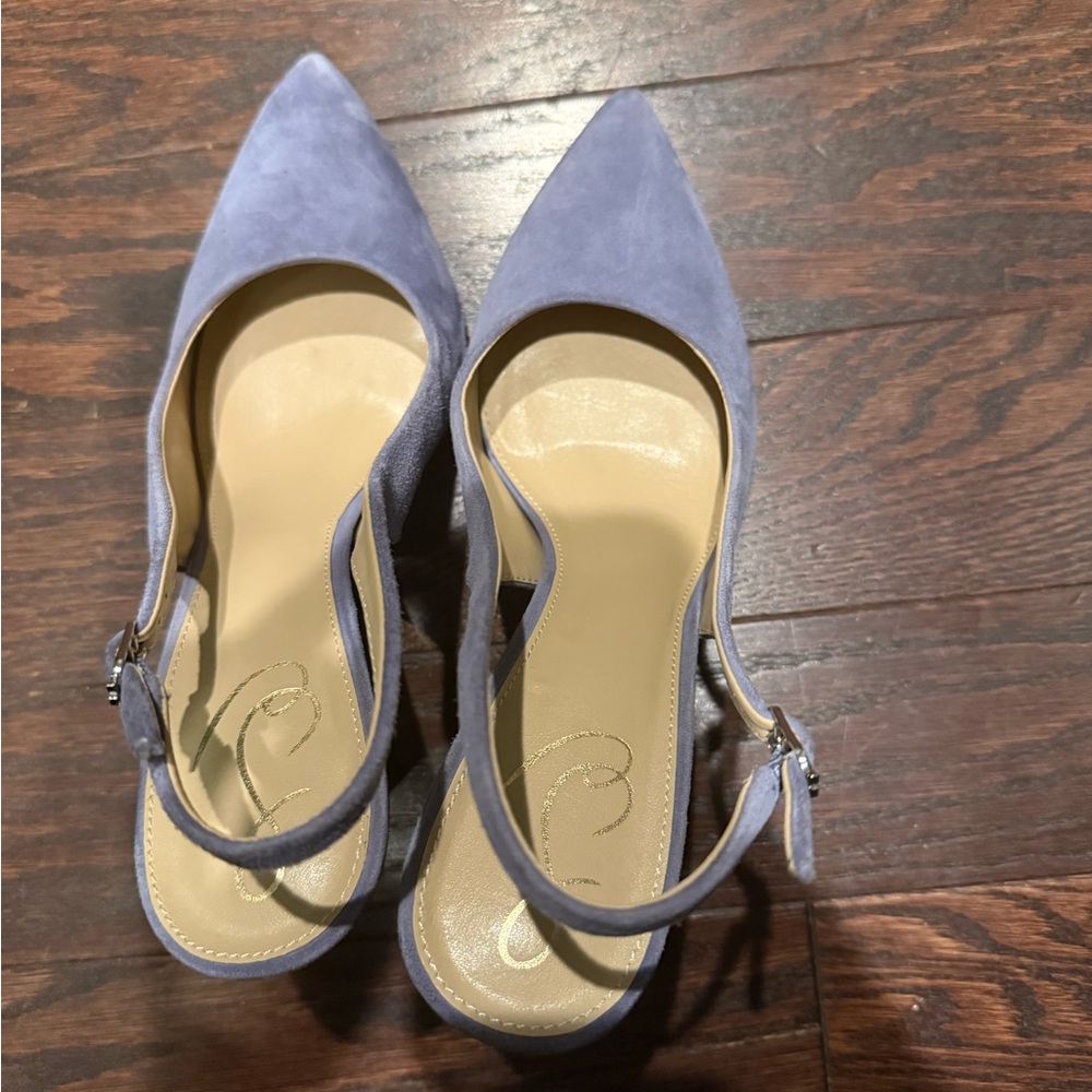 Elegant Lavender Slingback Heels